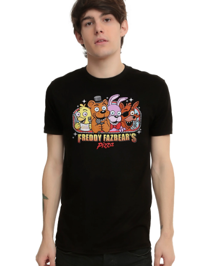 five nights at freddy's shirt hot topic